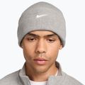 Мъжка зимна шапка Nike Peak Swoosh Beanie dark grey heather/white
