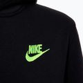 Детски суитшърт Nike Sportswear Club Fleece black/yellow 3