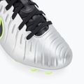 Детски футболни обувки Nike Tiempo Legend 10 Academy FG/MG metallic silver/volt/black 7