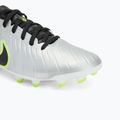 Мъжки футболни обувки Nike Tiempo Legend 10 Academy FG/MG metallic silver/volt/black 7