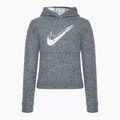 Детски суитшърт Nike Multi Stain Repel Therma-FIT черен/ светло димно сив/ весел/ бял