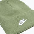 Детска зимна шапка Nike Peak oil green/white 3