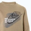 Детски суитшърт Nike Sportswear Standard Issue Crew-Neck khaki 3