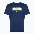 Мъжка тениска Nike Air Graphic midnight navy/volt