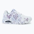 Дамски обувки SKECHERS JGoldcrown Uno Spread The Love white/light purple 2