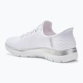 Дамски обувки SKECHERS Summits Diamond Dream white/silver 3