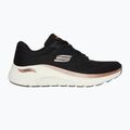Дамски обувки SKECHERS Arch Fit 2.0 Glow The Distance black/rose gold 2