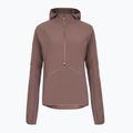 Дамски суитшърт за бягане HOKA Sky Glow Half Zip smokey quartz 4