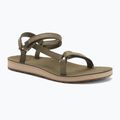 Дамски сандали Teva Original Universal Slim Lea в цвят горяща маслина