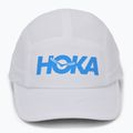 Шапка с козирка HOKA Run white 2