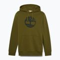 Мъжки суитшърт Timberland Tree Logo Hoodie dark olive 5