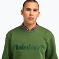 Мъжки суитшърт Timberland Embroidery Tonal Crew Neck black forest green 4