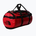 Пътна чанта The North Face Base Camp Duffel M 71 л червено/черно