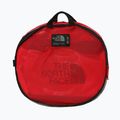 Пътна чанта The North Face Base Camp Duffel M 71 л червено/черно 2