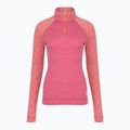 Дамски термо суитшърт Smartwool Classic Thermal Merino Base Layer 1/4 Zip Boxed garden pink digi snow 3