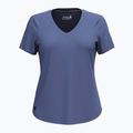 Дамска риза Smartwool Active Ultralite V-Neck за трекинг nightfall blue 3