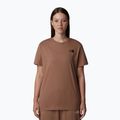 The North Face дамска тениска Box Nse Relaxed Tee latte/tnf white