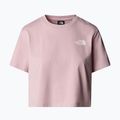 Дамска тениска The North Face Simple Dome Cropped Slim Tee metal pink 4