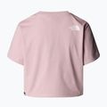 Дамска тениска The North Face Simple Dome Cropped Slim Tee metal pink 5