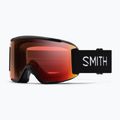 Ски очила Smith Squad S black chromapop pro photochromic red mirror