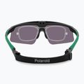Мъжки поляризирани слънчеви очила Polaroid PLD 7056/CI/S матово черно зелено/синьозелено огледало 4