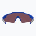 Детски слънчеви очила Under Armour Levelup Jr S3 матово синьо сиво/инфрачервено 4