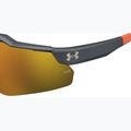 Детски слънчеви очила Under Armour Levelup Jr S3 с метализирано сиво/златно огледало 7