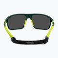Мъжки слънчеви очила Polaroid PLD 7058/S матово зелено/зелено огледало с поляризация и висок контраст 5