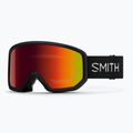 Скиорски очила Smith Transfer black/red sol-x mirror