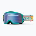 Детски скиорски очила Smith Daredevil Jr jade formations/blue sensor mirror 5
