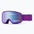 Скиорскa маска Smith Tribute S1 fresh purple/blue sensor mirror antifog
