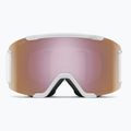 Скиорскa маска Smith Squad S2 white vapor/chromapop everyday rose gold mirror 2