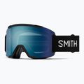 Скиорскa маска Smith Squad S2 black/chromapop everyday blue mirror