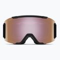 Скиорскa маска Smith Squad S2 black/chromapop everyday rose gold mirror 2