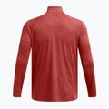 Мъжка тениска с дълъг ръкав Under Armour Tech Textured 1/2 Zip earthen orange/black 2