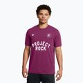 Мъжка тренировъчна тениска Under Armour Project Rock Badge Of Honor purple