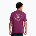 Мъжка тренировъчна тениска Under Armour Project Rock Badge Of Honor purple 2