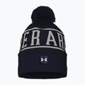 Мъжка зимна шапка Under Armour Halftime Pom Beanie midnight navy/summit white