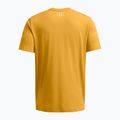Мъжка тениска за тренировка Under Armour Project Rock Made Not Born golden yellow/steeltown gold 2