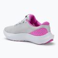 Дамски обувки за бягане Under Armour Charged Surge 4 halo gray/vivid magenta/vivid magenta 3