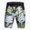 Мъжки къси панталони Under Armour Curry HeatGear Printed retro green/surplus green/white