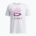 Мъжка тениска Under Armour Curry Logo Trend white/purple 4