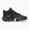 Under Armour GS Lockdown 7 детски баскетболни обувки черно/черно/металическо сребро 2