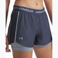 Къси панталони за тренировка за жени Under Armour Tech Play Up 2in1 downpour gray / harbor blue / harbor blue 4