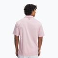 Поло блуза Under Armour Tech Polo prime pink/pitch gray за мъже 2