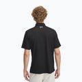 Мъжка поло тениска Under Armour Tee To Green Pique Polo black/white 2