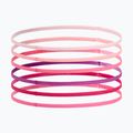 Детска лента за глава Under Armour Mini Elastic 6-pack prime pink/white 2