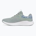 Under Armour Charged Aurora 2+ силикатно зелено/бяло/метален силик дамски обувки за тренировка 9