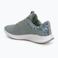 Under Armour Charged Aurora 2+ силикатно зелено/бяло/метален силик дамски обувки за тренировка 3