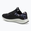 Under Armour Charged Aurora 2+ дамски обувки за тренировка черно/хидрозелено/металическо топло сребро 3